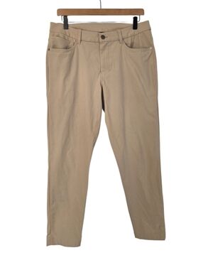 Lululemon ABC Pants Men’s 31 Khaki Performance Stretch Casual Workwear